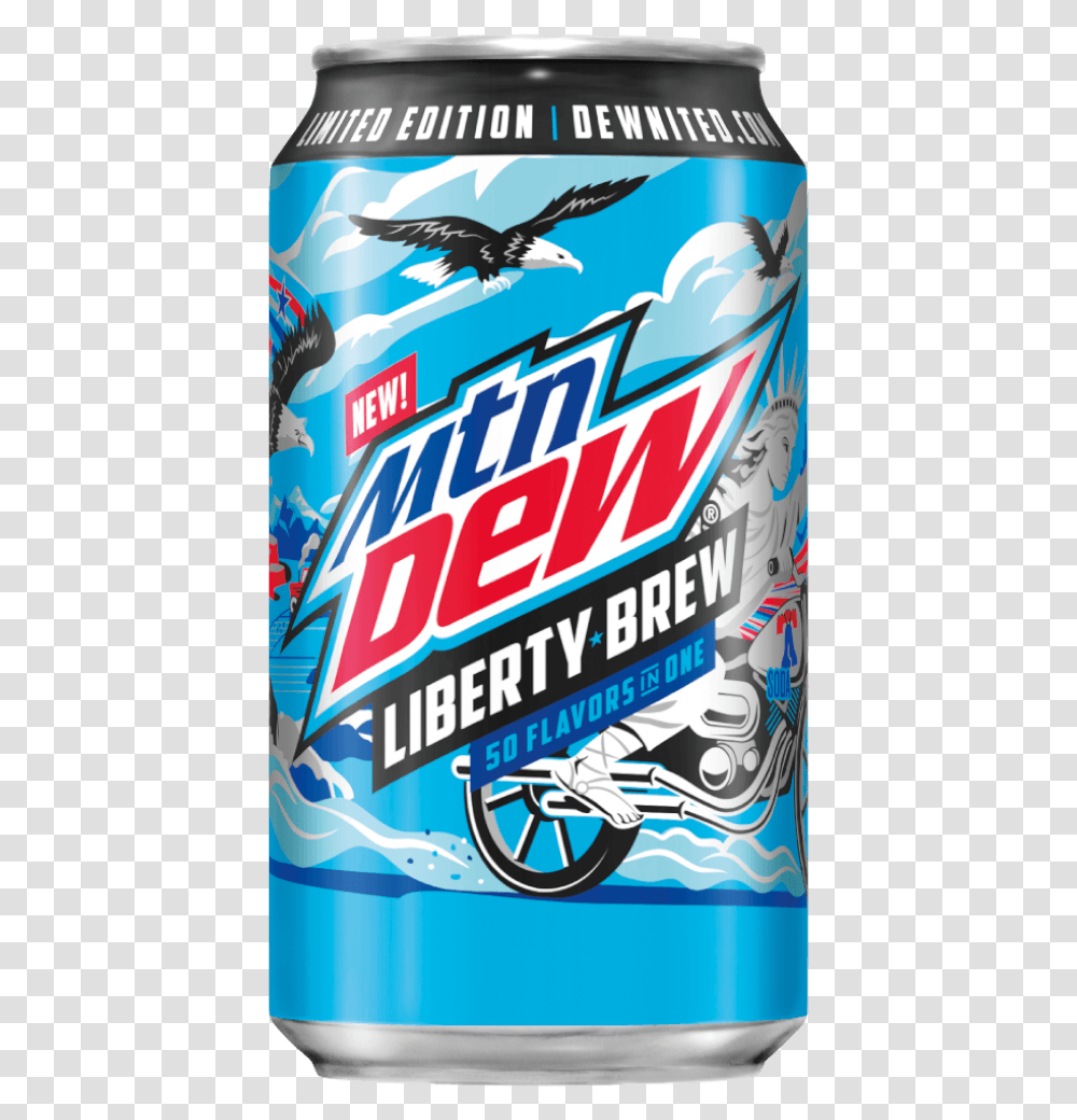Mountain Dew Liberty Brew, Bird, Animal, Tin, Can Transparent Png