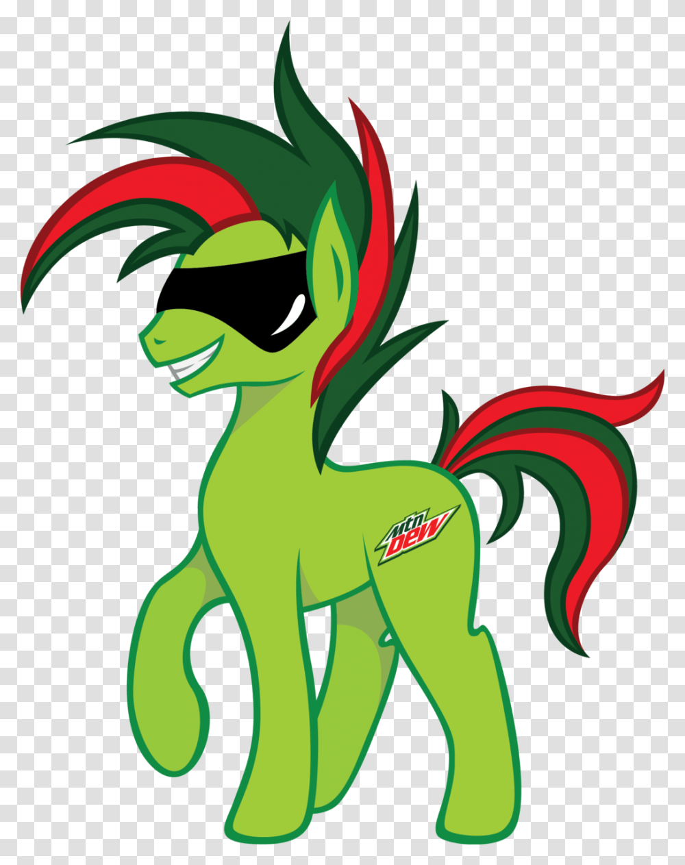 Mountain Dew Pony By Blueaquamarinespark Background Mountain Dew Can, Dragon Transparent Png