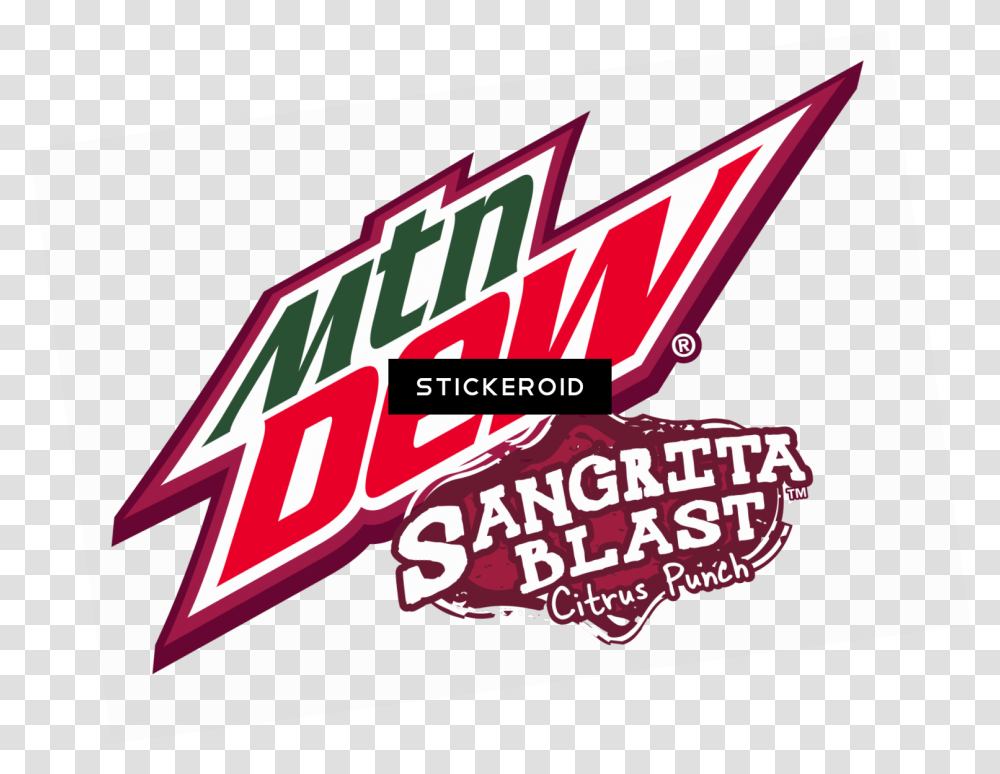 Mountain Dew Sangrita Blast Logo Mountain Dew White Out, Poster, Advertisement Transparent Png