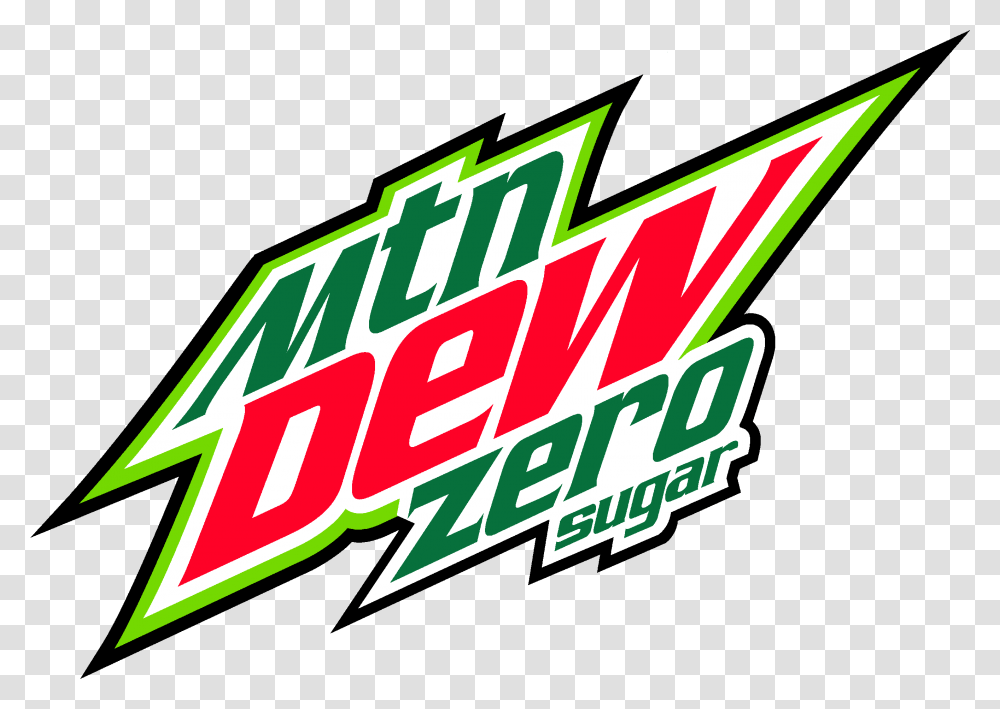 Mountain Dew Zero Sugar New Mtn Dew Logo, Graphics, Art, Symbol, Text Transparent Png