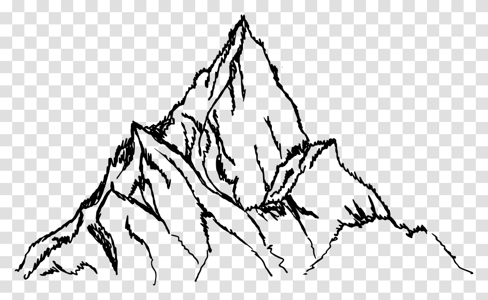 Mountain Drawing Background, Gray, World Of Warcraft Transparent Png