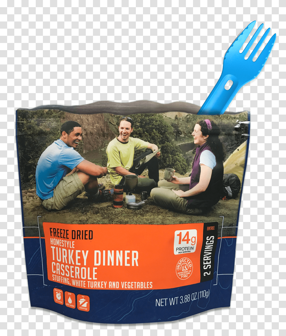 Mountain House Chicken And Mashed Potatoes, Person, Human, Advertisement, Poster Transparent Png