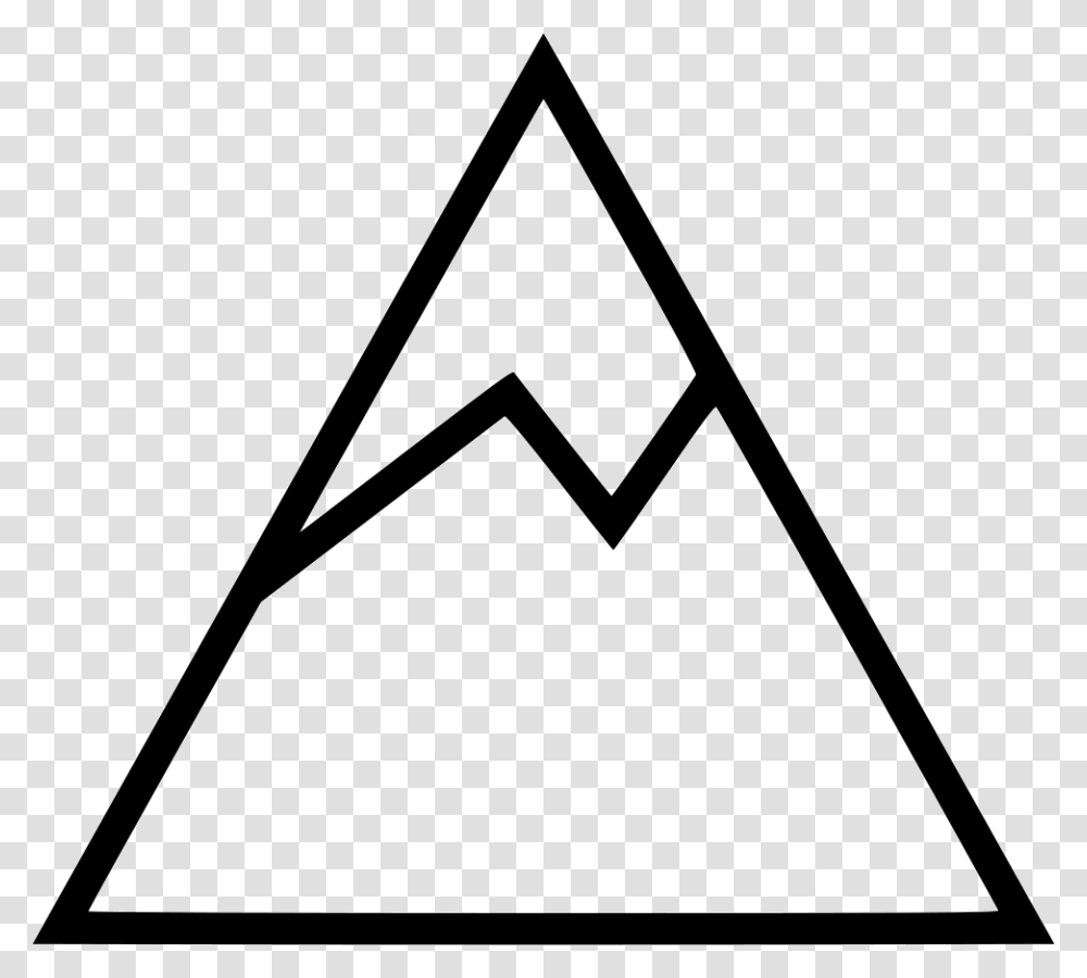 Mountain Ice Top Cold Clip Art, Triangle, Shovel, Tool, Label Transparent Png