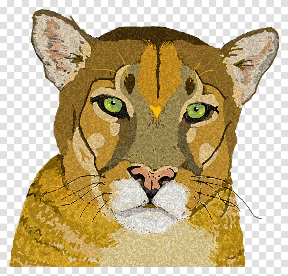 Mountain Lion 3 Copy Cougar, Mammal, Animal, Wildlife Transparent Png