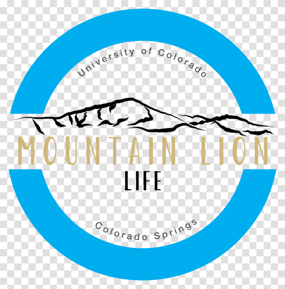 Mountain Lion Life Logo Circle, Label, Word Transparent Png