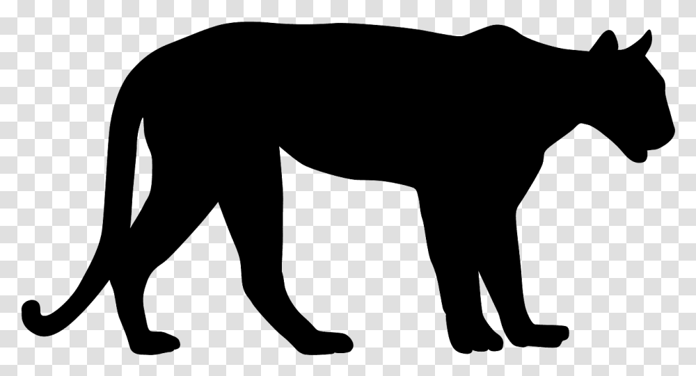 Mountain Lion Silhouette Vector, Gray, World Of Warcraft Transparent Png