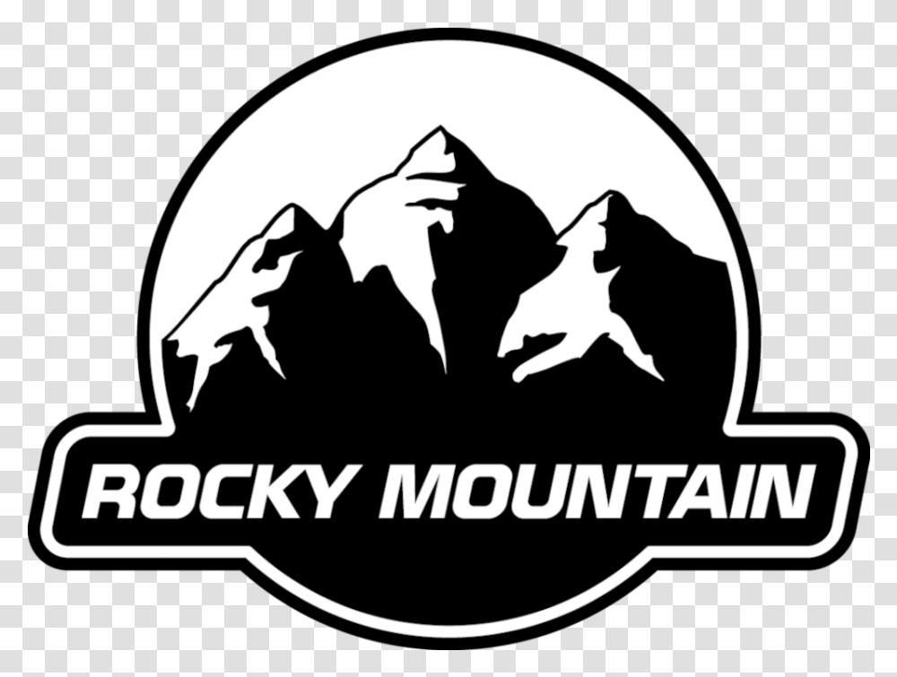 Mountain Logo Clipart Rocky Mountain Bikes Logo, Stencil, Symbol, Trademark Transparent Png