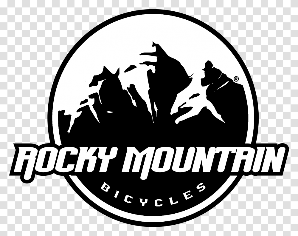 Mountain Logo Picture Rocky Mountain Bicycles Logo, Stencil, Symbol, Trademark, Poster Transparent Png