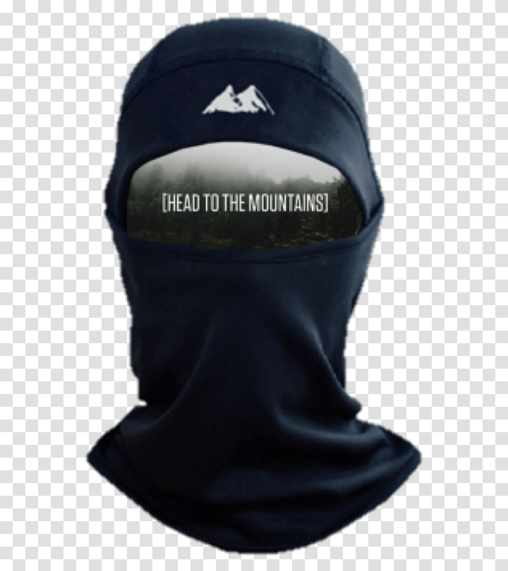 Mountain Made Face Mask Background Balaclava, Apparel, Hood, Sweatshirt Transparent Png