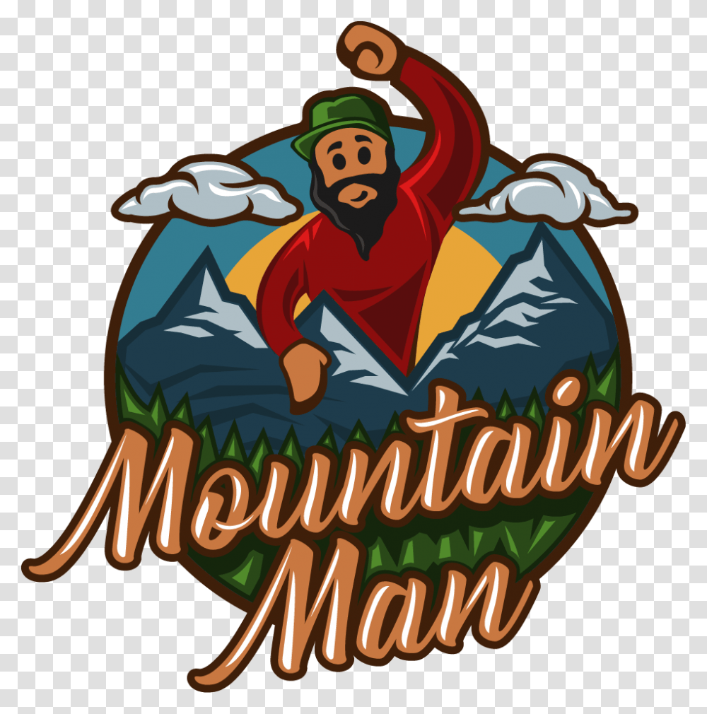 Mountain Man Cartoon Illustration, Performer, Face, Meal, Dynamite Transparent Png