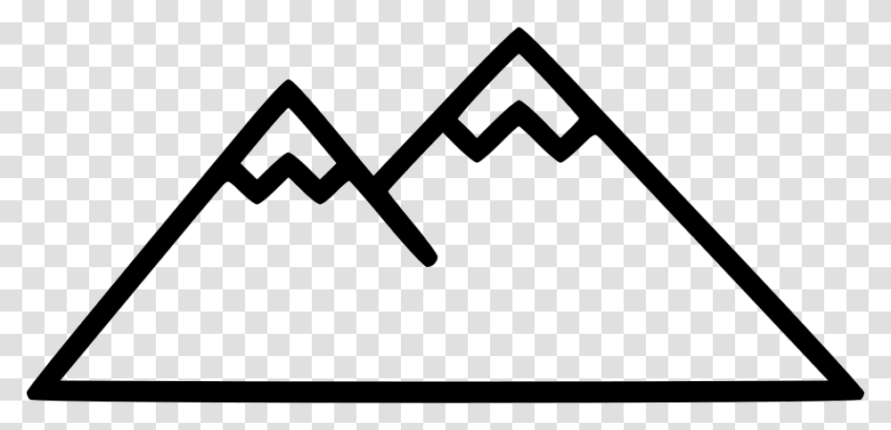 Mountain Mountain Svg Icon Free, Stencil, Shovel, Tool Transparent Png