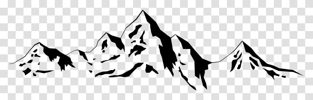 Mountain Outline Background Mountain Clipart, Silhouette, Outdoors, Triangle, Nature Transparent Png