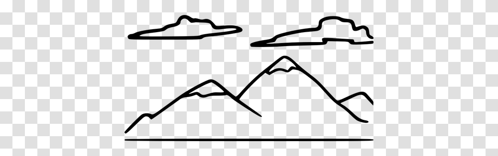 Mountain Outline, Gray, World Of Warcraft Transparent Png