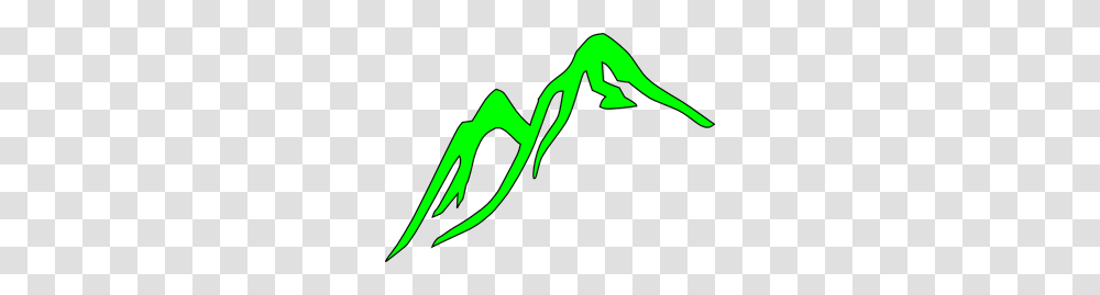 Mountain Outline Green Clip Arts For Web, Label, Logo Transparent Png