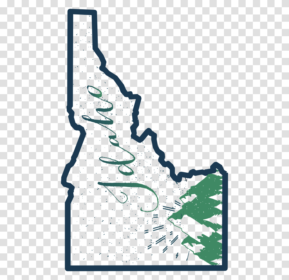 Mountain Outline Idaho Outline, Water, Drawing Transparent Png
