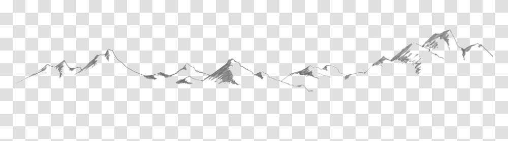 Mountain Outline, Animal, Silhouette, Plot Transparent Png