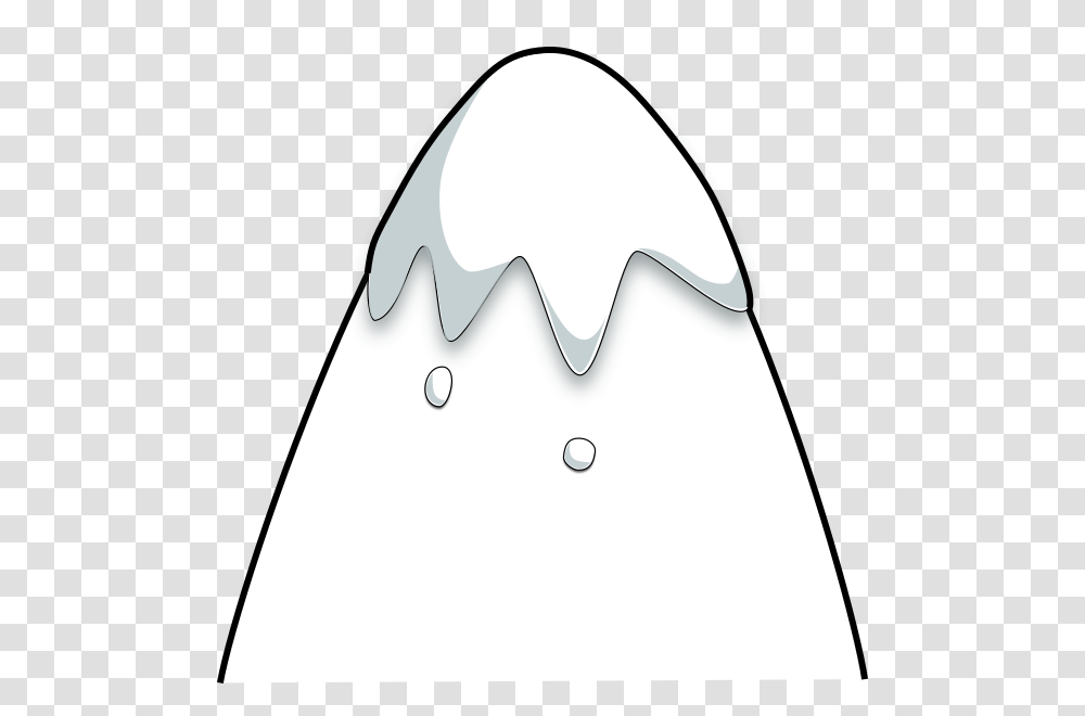 Mountain Outline With Some Shadow Clip Art, Baseball Cap, Hat, Plectrum Transparent Png
