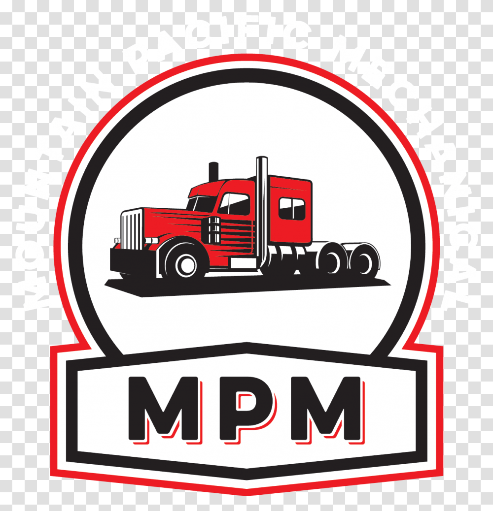Mountain Pacific Mechanical Illustration, Label, Truck, Vehicle Transparent Png