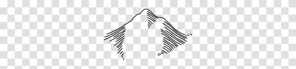 Mountain Peak Clip Art For Web, Hand, Stencil, Footprint Transparent Png