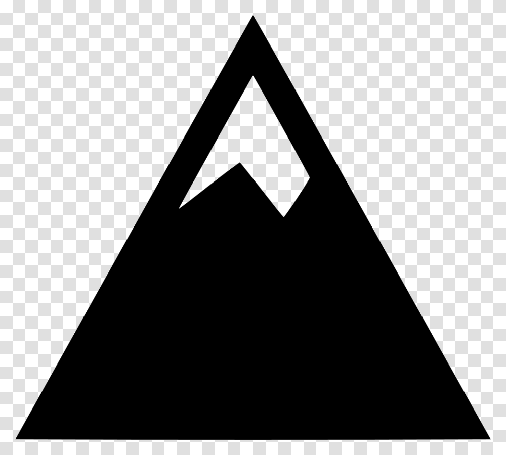 Mountain Peak Cold Explore Ing Single Mountain Clipart, Triangle Transparent Png