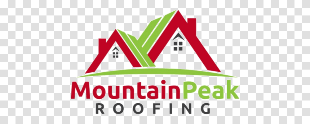 Mountain Peak Roofing Logos, Building, Housing, Text, Clothing Transparent Png