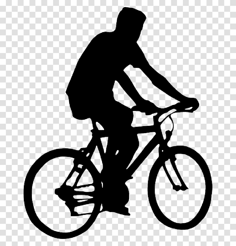Mountain People Man Silhouette Person Human Biker Clipart, Bicycle, Vehicle, Transportation, Cyclist Transparent Png