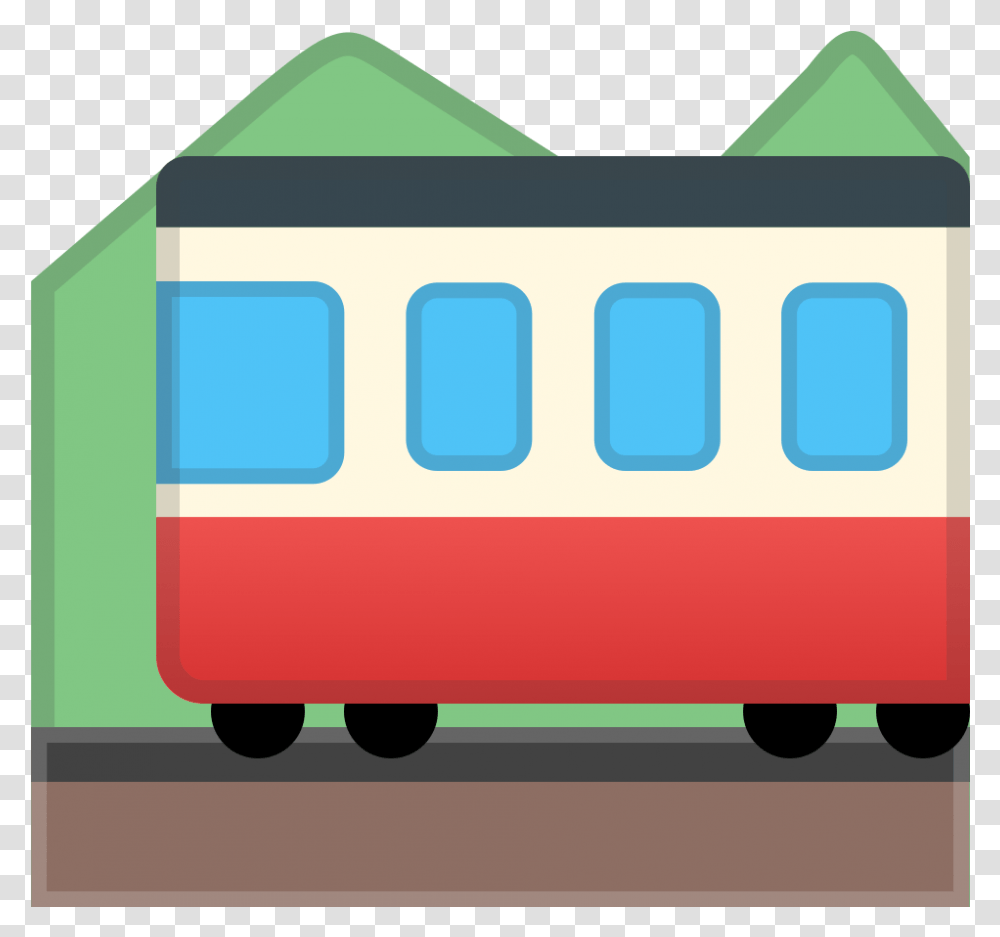 Mountain Railway Icon Emoji, Vehicle, Transportation, Moving Van, Train Transparent Png