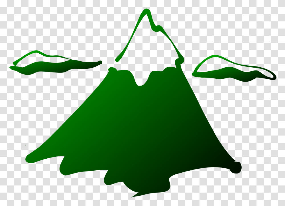 Mountain Range Green Mountain Clipart, Leaf, Plant, Bag, Shovel Transparent Png