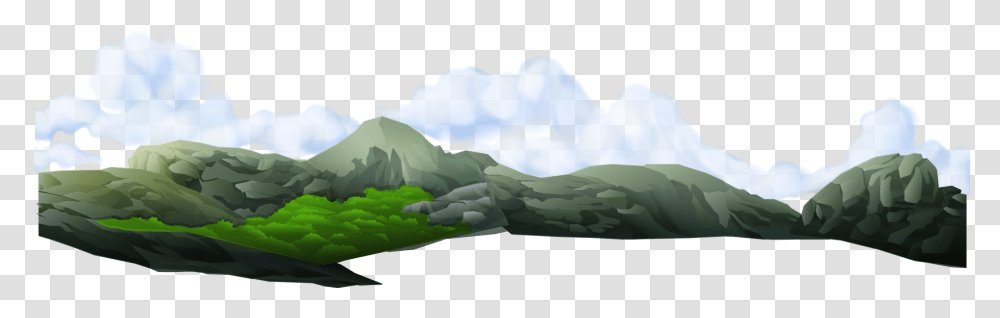 Mountain Range Mountain Clouds Background, Nature, Outdoors, Peak, Scenery Transparent Png
