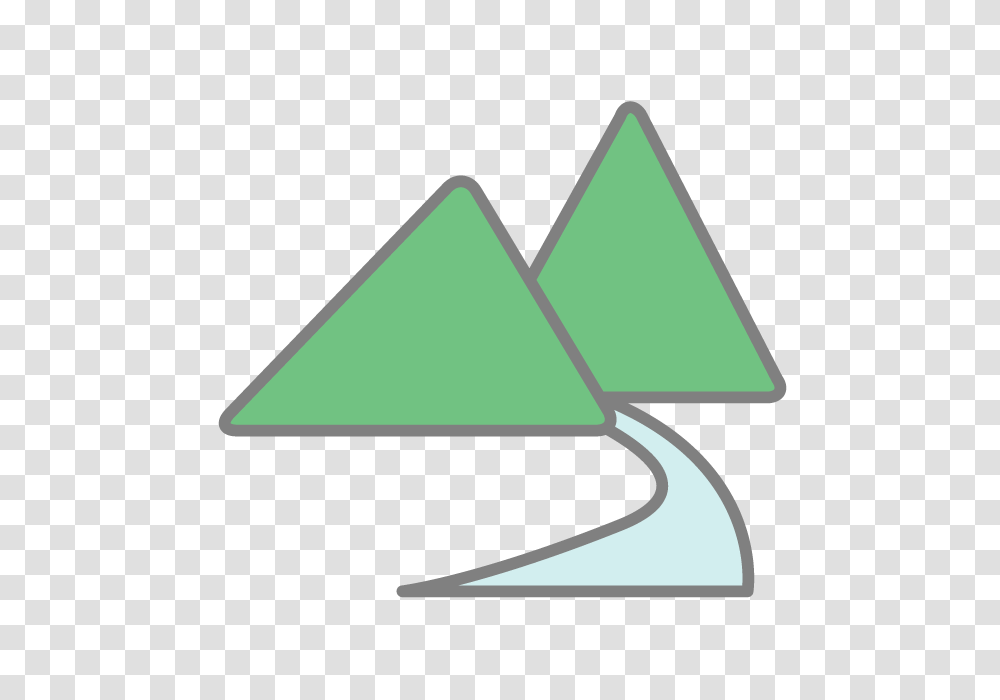 Mountain River Free Icon Free Clip Art Illustration Material, Lamp, Triangle, Label Transparent Png