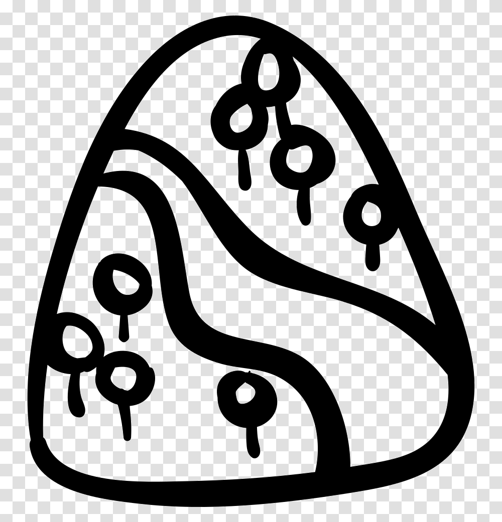 Mountain Road And Trees Hand Drawn View Bume An Strae Icon, Easter Egg, Food, Label Transparent Png