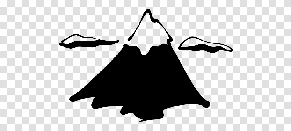 Mountain Shilouette Clipart Mountain Clip Art Item Vector, Stencil, Silhouette, Mammal Transparent Png
