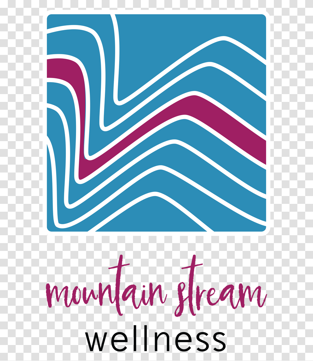 Mountain Stream Wellness Logo Graphic Design, Alphabet Transparent Png