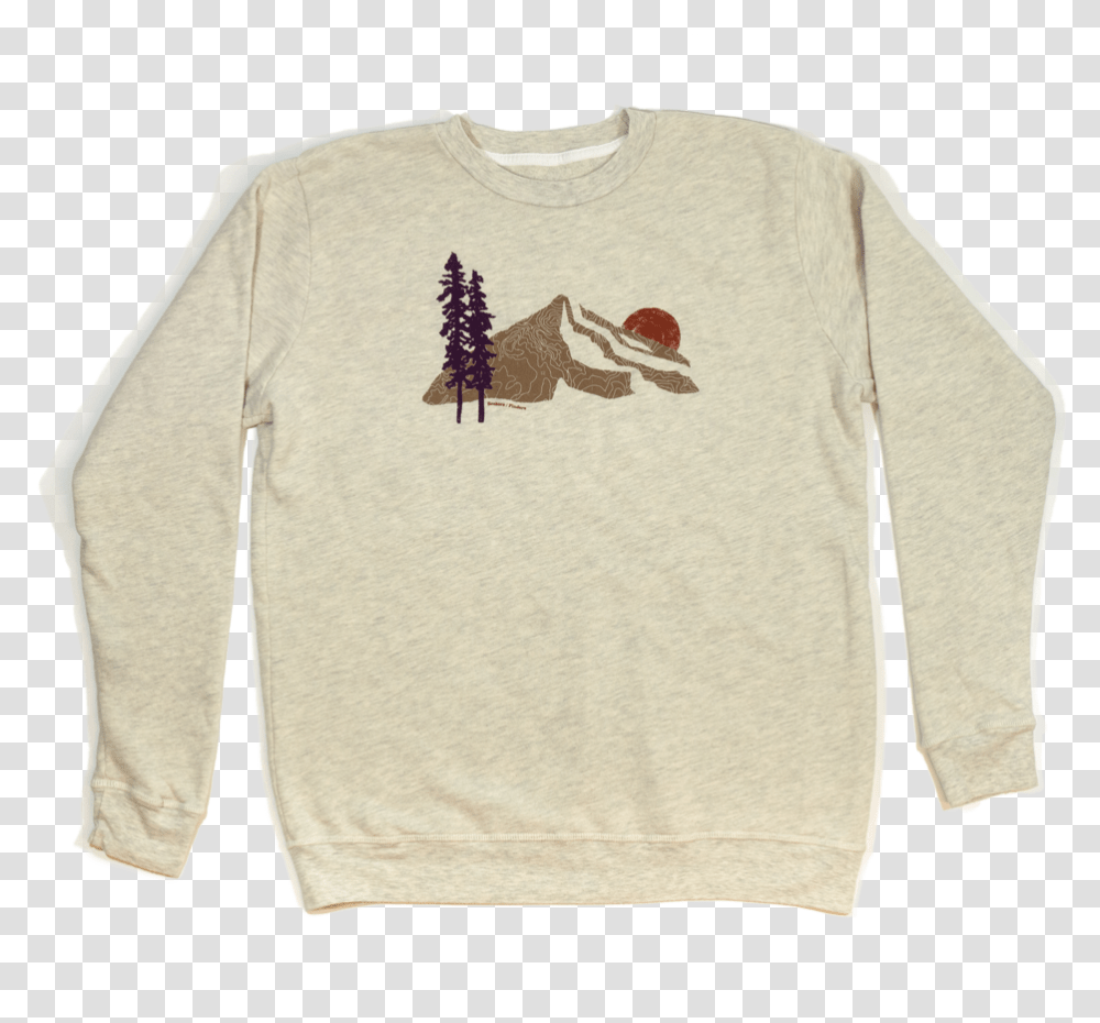 Mountain Topo Crew SweaterClass Lazyload Lazyload Sweater, Apparel, Sweatshirt, Sleeve Transparent Png