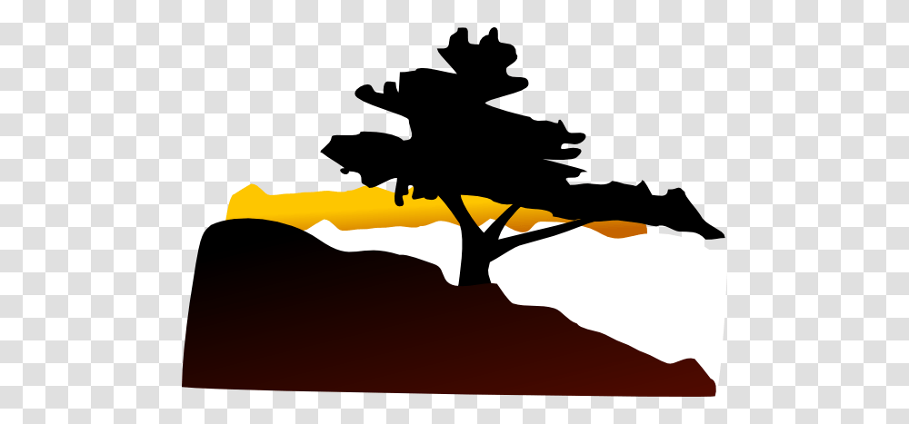 Mountain Vector Frpic, Silhouette, Tree, Plant, Leaf Transparent Png