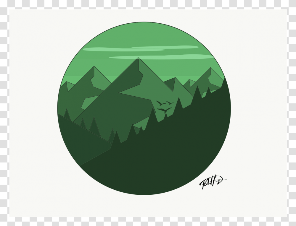 Mountain Vector Hd, Green, Recycling Symbol Transparent Png