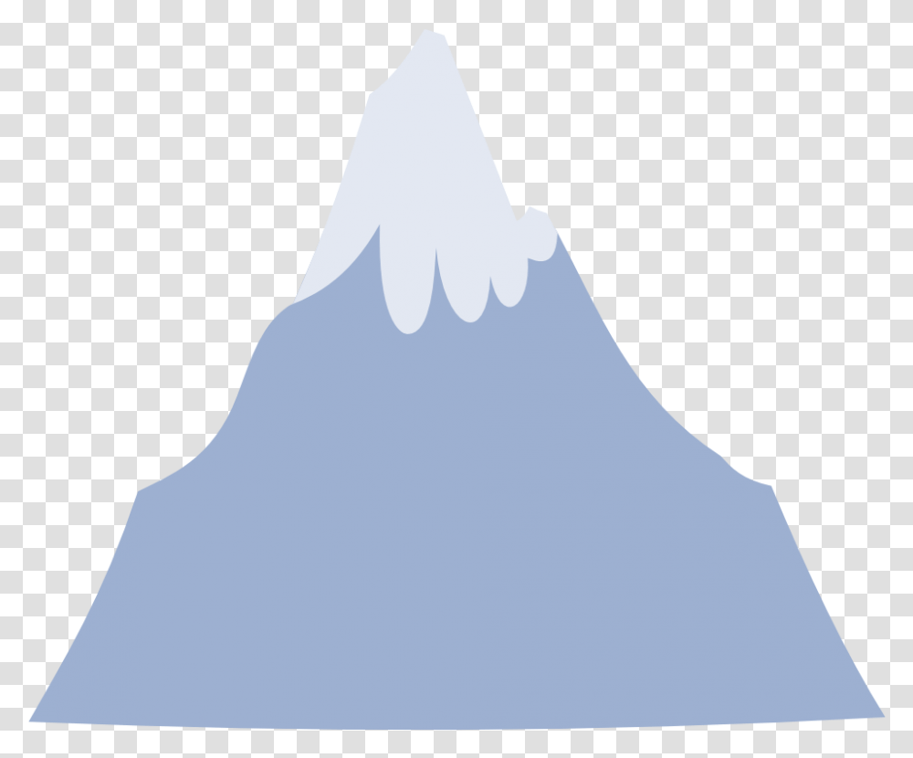 Mountain Vector Illustration, Nature, Outdoors, Ice, Snow Transparent Png