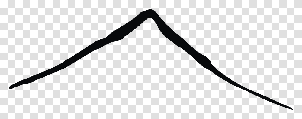 Mountain Vector Solo Black, Bow, Silhouette, Stencil, Face Transparent Png