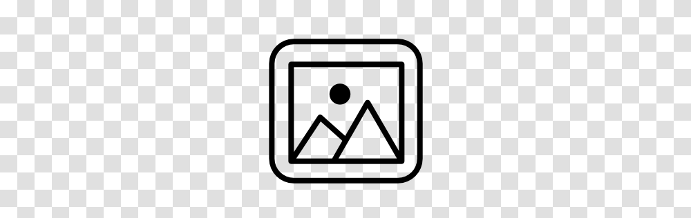 Mountain View On Picture Frame Pngicoicns Free Icon Download, First Aid, Logo, Trademark Transparent Png