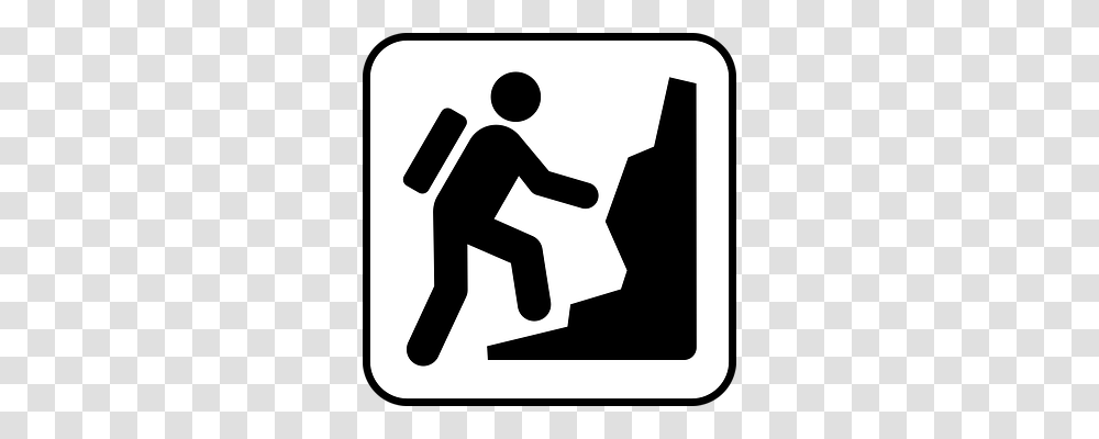 Mountaineering Symbol, Person, Human, Sign Transparent Png