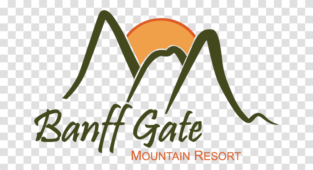 Mountains Clipart Banff Resort Logos, Label, Invertebrate, Animal Transparent Png