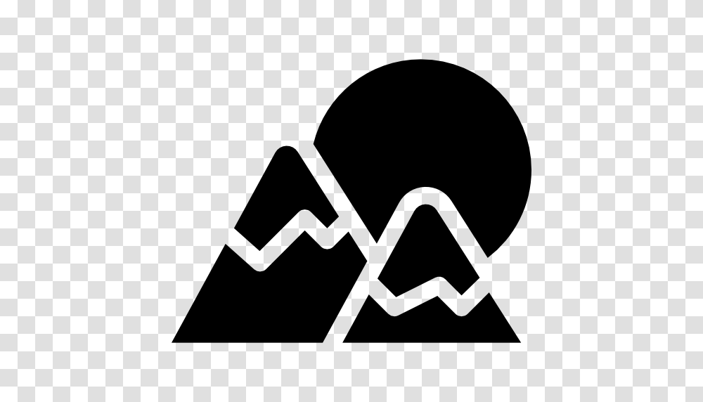 Mountains Icon, Stencil, Baseball Cap, Hat Transparent Png