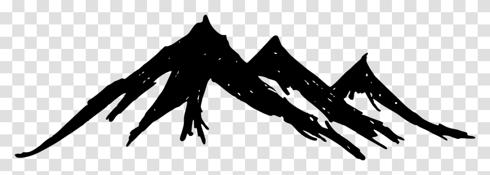 Mountains Images, Silhouette, Stencil, Amphibian, Wildlife Transparent Png