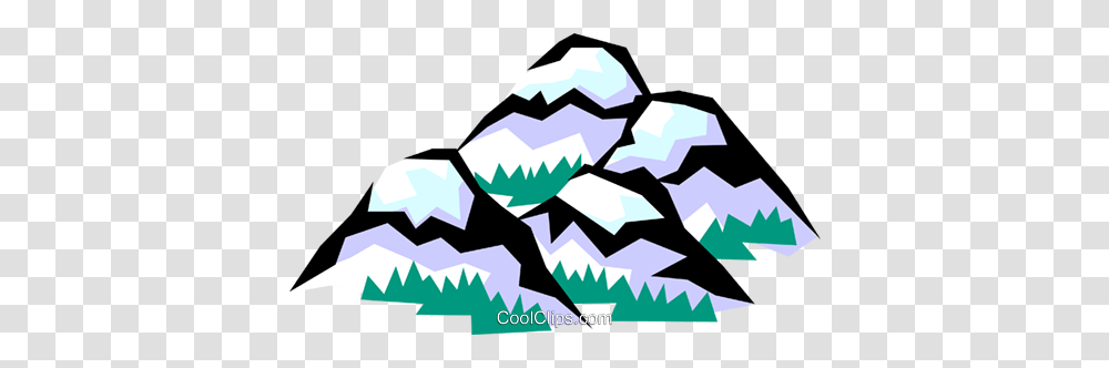 Mountains Royalty Free Vector Clip Art Illustration, Outdoors, Nature, Ice, Soccer Ball Transparent Png