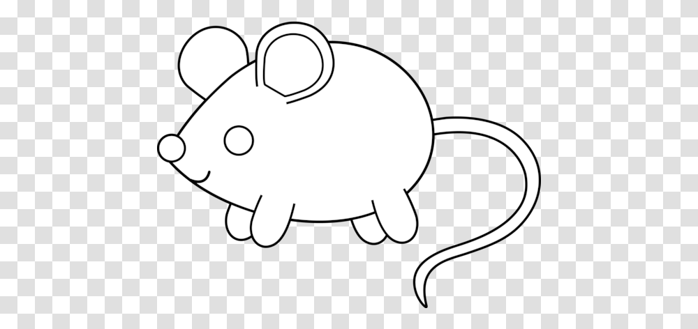 Mouse 14002 Animals - Printable Coloring Pages Simple Mouse Colouring Pages, Piggy Bank Transparent Png