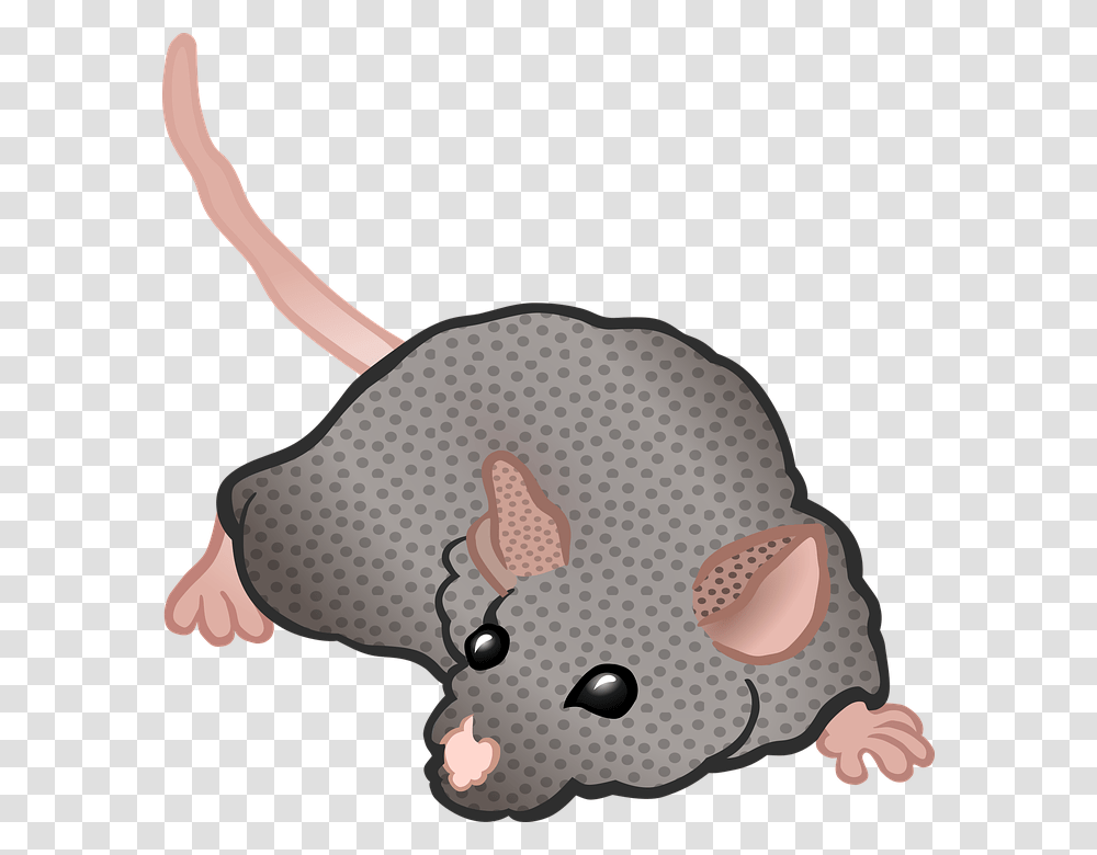 Mouse Animal Rodent Cartoon Grey Rat Brown Rat Rat Face Tee Shirt, Mammal, Hardware, Computer, Electronics Transparent Png