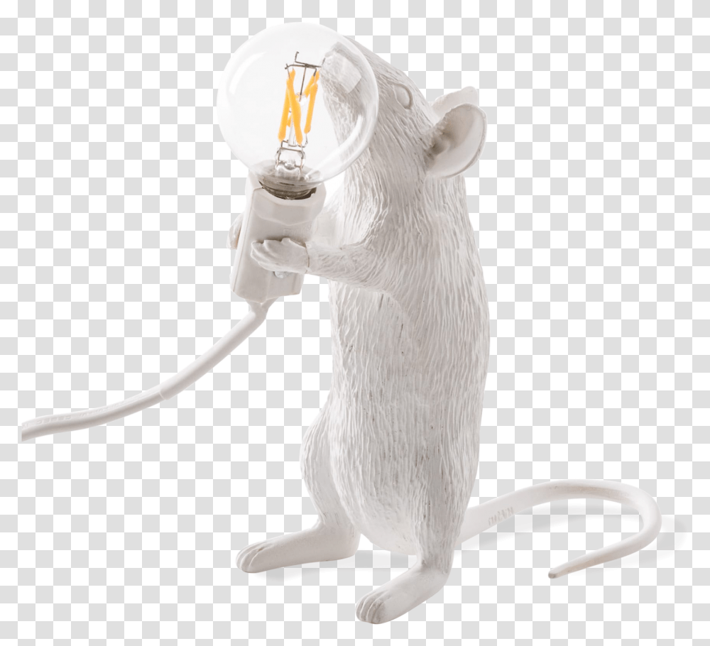 Mouse Animal Seletti Mouse Lamp, Mammal, Adapter, Plug, Rodent Transparent Png