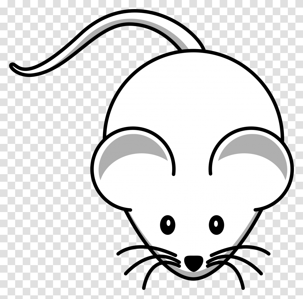 Mouse Clipart Black And White, Electronics, Headphones, Headset, Stencil Transparent Png