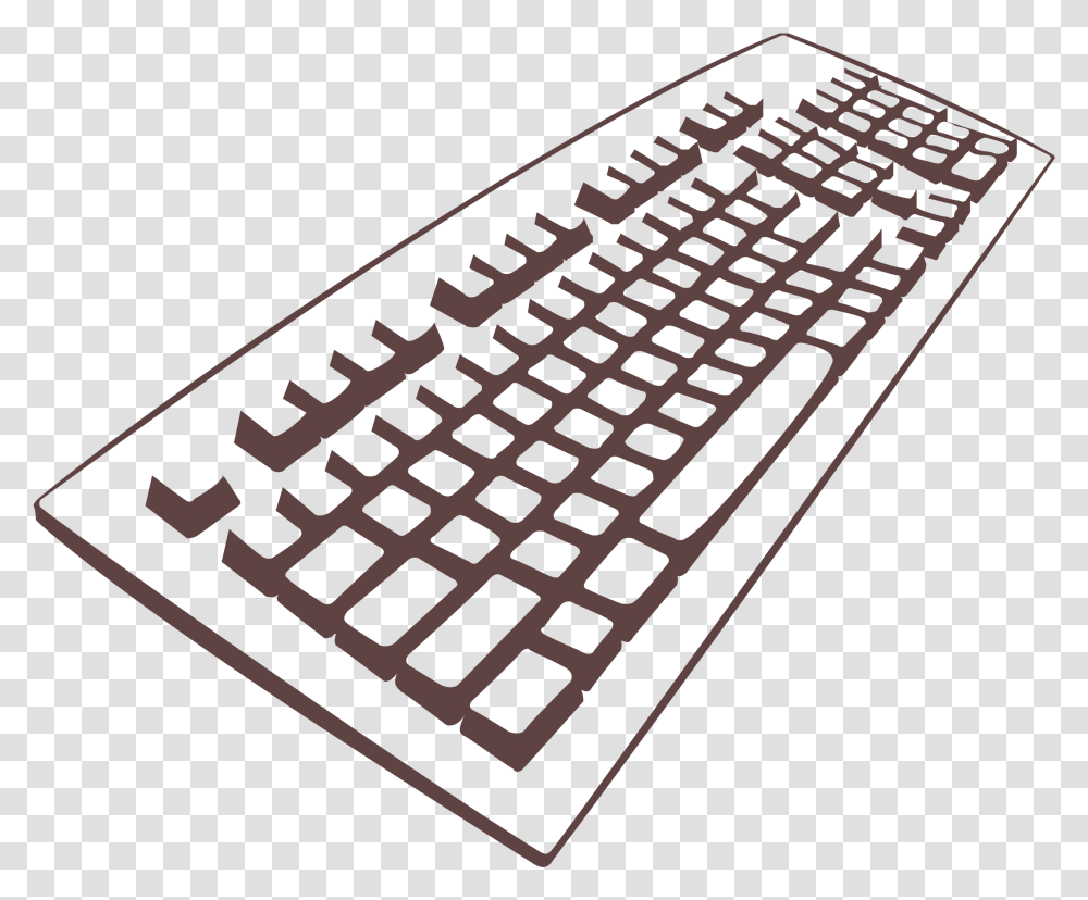 Mouse Clipart Key Board Computer Keyboard Clipart, Railway, Transportation, Train Track, Rug Transparent Png