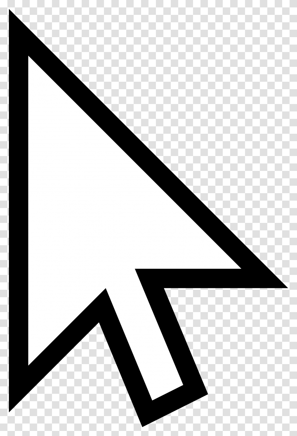 Mouse Cursor, Cross, Triangle Transparent Png